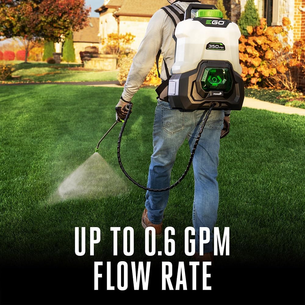 EGO Power+ 4 Gallon Cordless Backpack Sprayer, Battery and Charger not Included - BSP3500