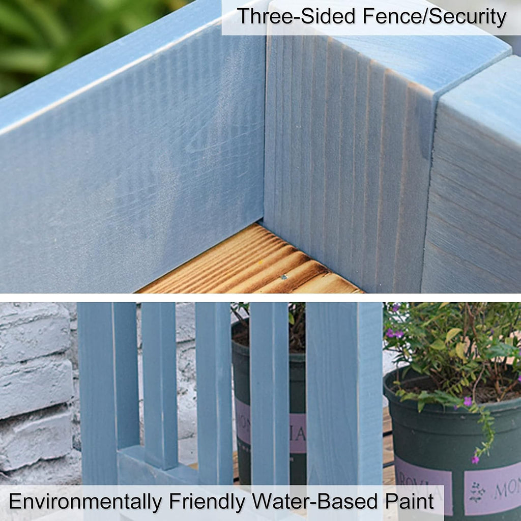 Garden Potting Bench Table, Country Outdoor Planting Bench with 3 Side Hooks and Sliding Drawer, Removable Sink, Solid Pine Wood
