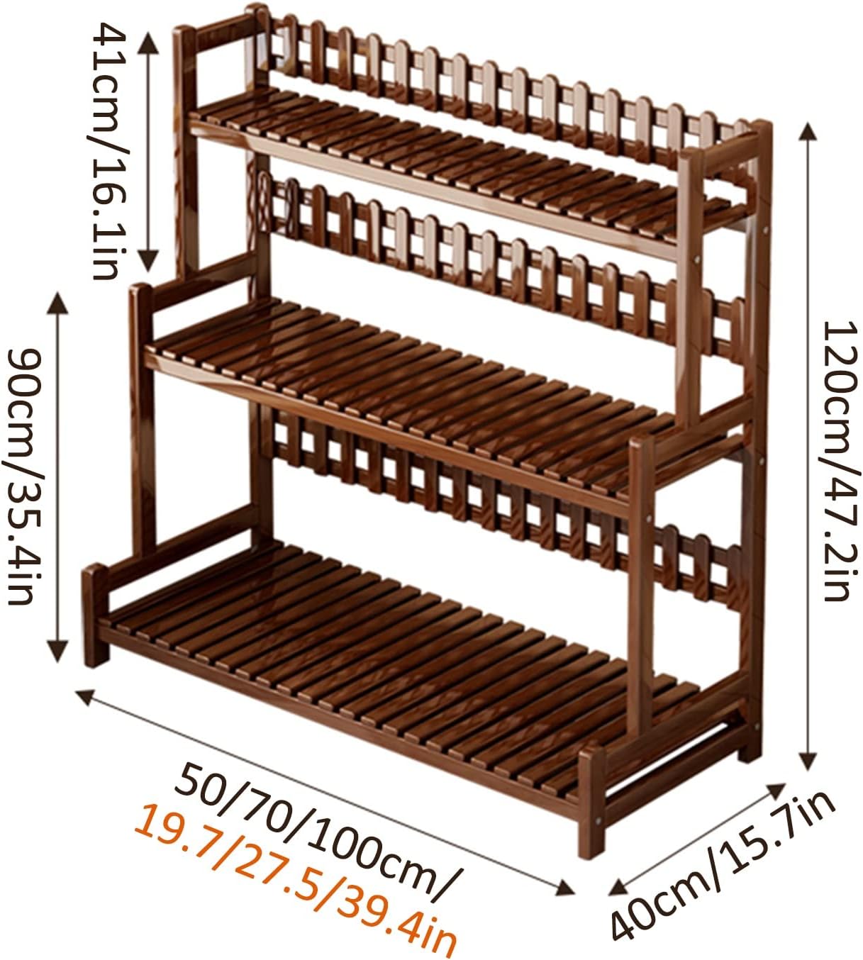 Potting Bench Outdoor Garden Work Station, Functional Planting Workbench for Gardening, Durable Construction