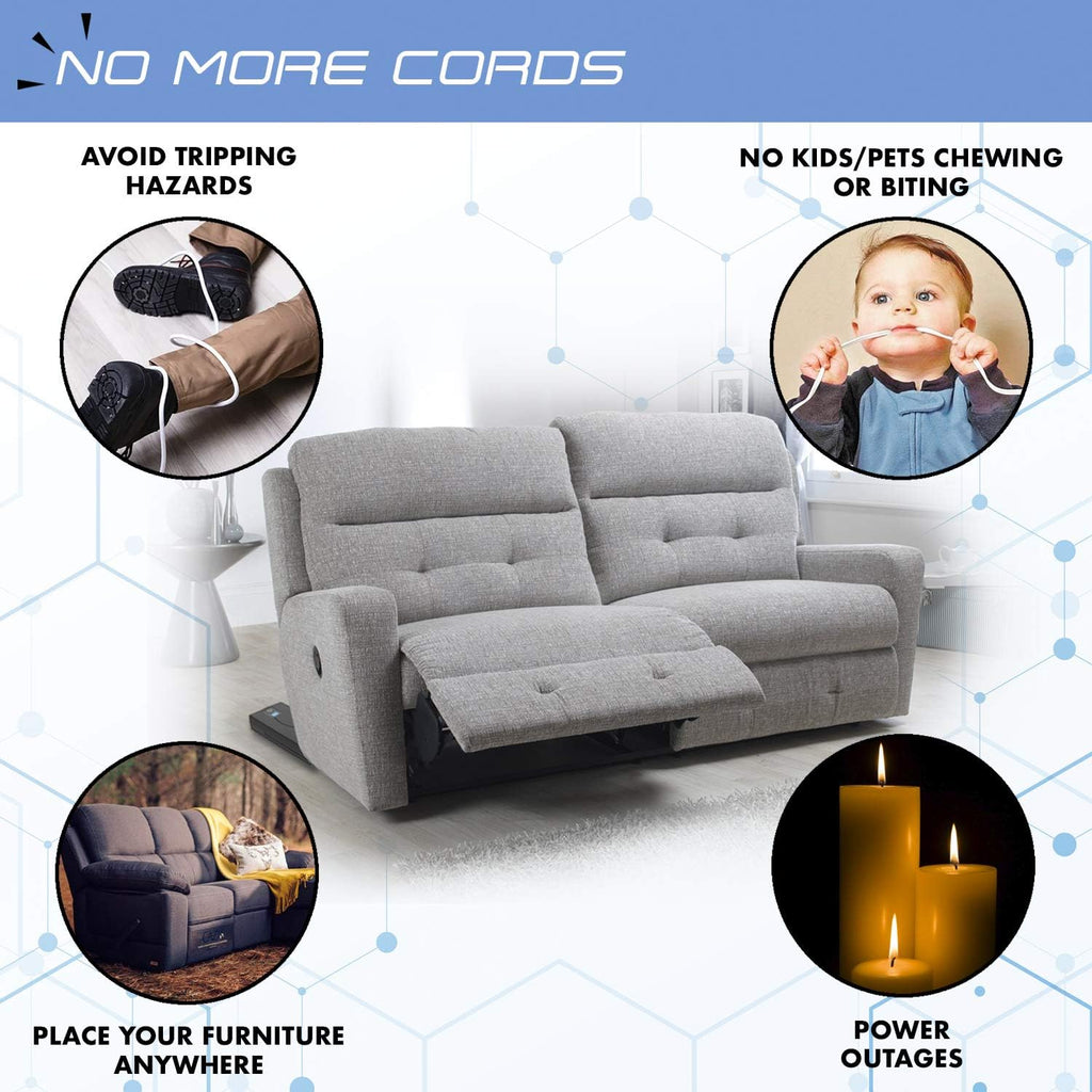 Battery Pack for Recliner Furniture 4000mAh High Capacity Rechargeable