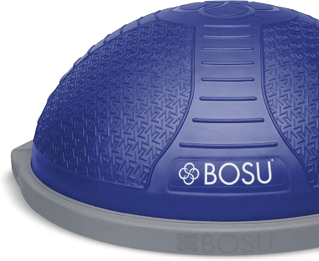 BOSU Nexgen Balance Trainer, Half-Ball Training Equipment, 65 cm Diameter, 300 lb Capacity - Burst-Resistant Stability Exercise Tool w/Non-Slip Base, Includes Hand Pump, Commercial-Grade