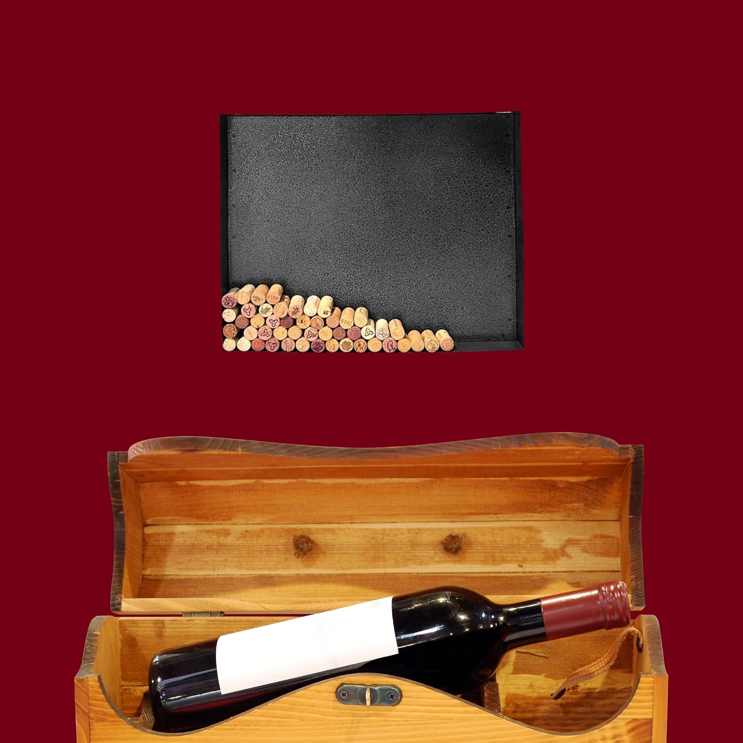 NEONSIGN Colorado Map Wine Cork Holder Metal Arkansas Decor Sign Wine Bar Pub Home Decoration (Black, 24 inch)
