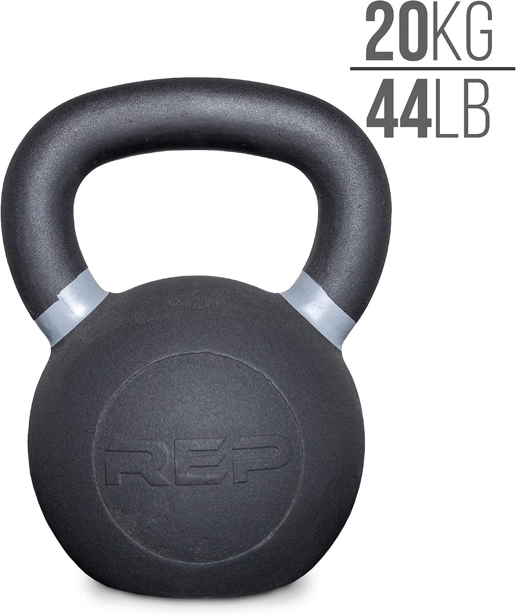 REP Fitness Kettlebell Set and Singles, 4kg to 24kg, 9lb to 53lb Weight Range, Cast Iron, Strength Exercise Training, Home Gym, Power Workout Equipment, Free Weights, Dumbbell Alternative