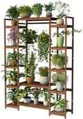 Potting Bench Table,Garden Potting Table, Plant Stand Wooden Outdoor Tiered Plant Shelf Multiple Flower Planter Pot Holder Shelf Rack Display for Patio Garden Corner Balcony Living Room