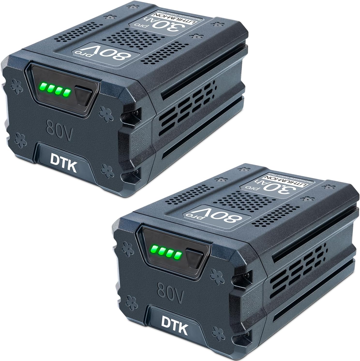 DTK 2Packs Batteries Replacement for Kobalt 80V 3000mAh Cordless Power Tool KB2580-06 KB680-06 KB280-06