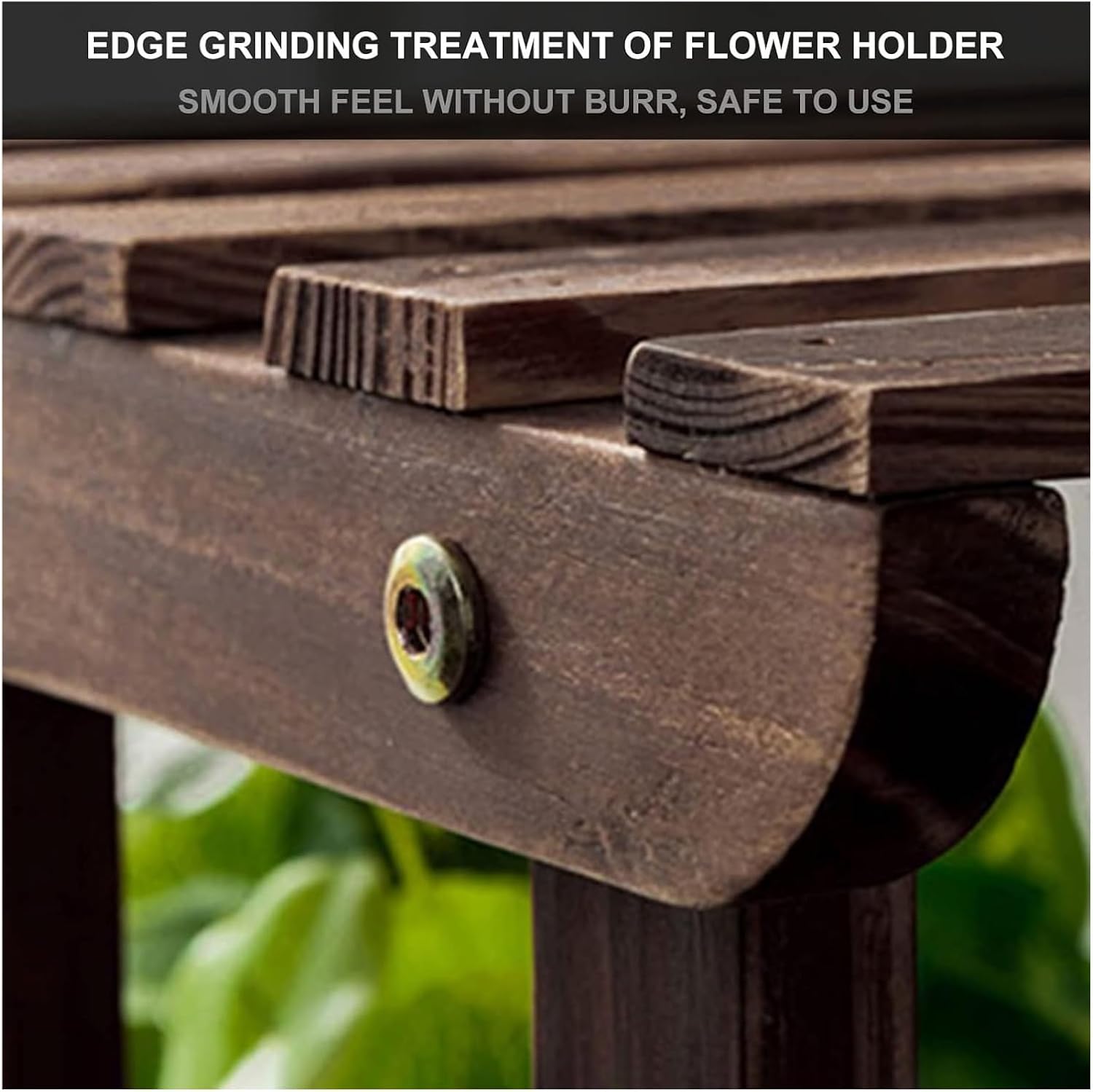 Potting Bench Table,Garden Potting Table, Plant Shelves Outdoor Wooden Garden Shelf with Universal Wheel for Patio Storage and Organizing Garden Items and Plant Accessories