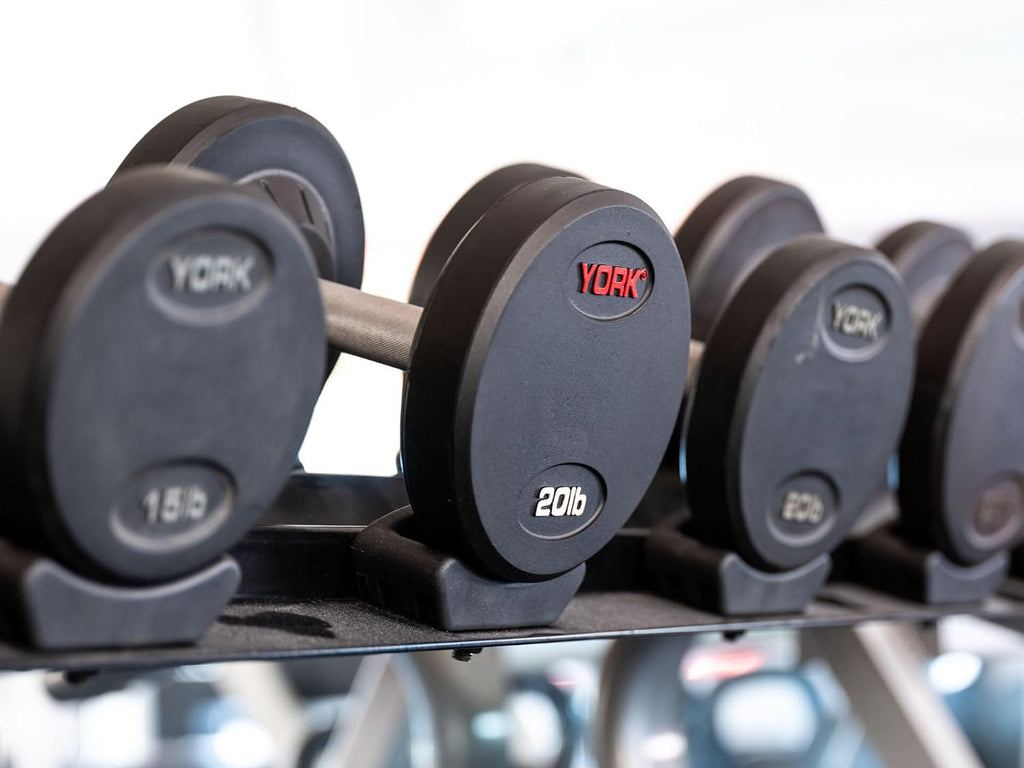 Pro Style Dumbbell - Includes 1 Pairs (Total 2 Dumbbells of 150lb each)- 30mm Knurled Chrome Handles, Rubber Coated Solid Steel Core for Home & Gym Training