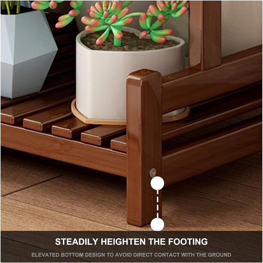 Potting Bench Table,Garden Potting Table, Plant Stand Tall Plant Stand for Indoor Plants Multi-Tier Planter Pot Holder Flower Stand Outdoor Corner Plant Shelf Flower Stands for Living Room Balcony and