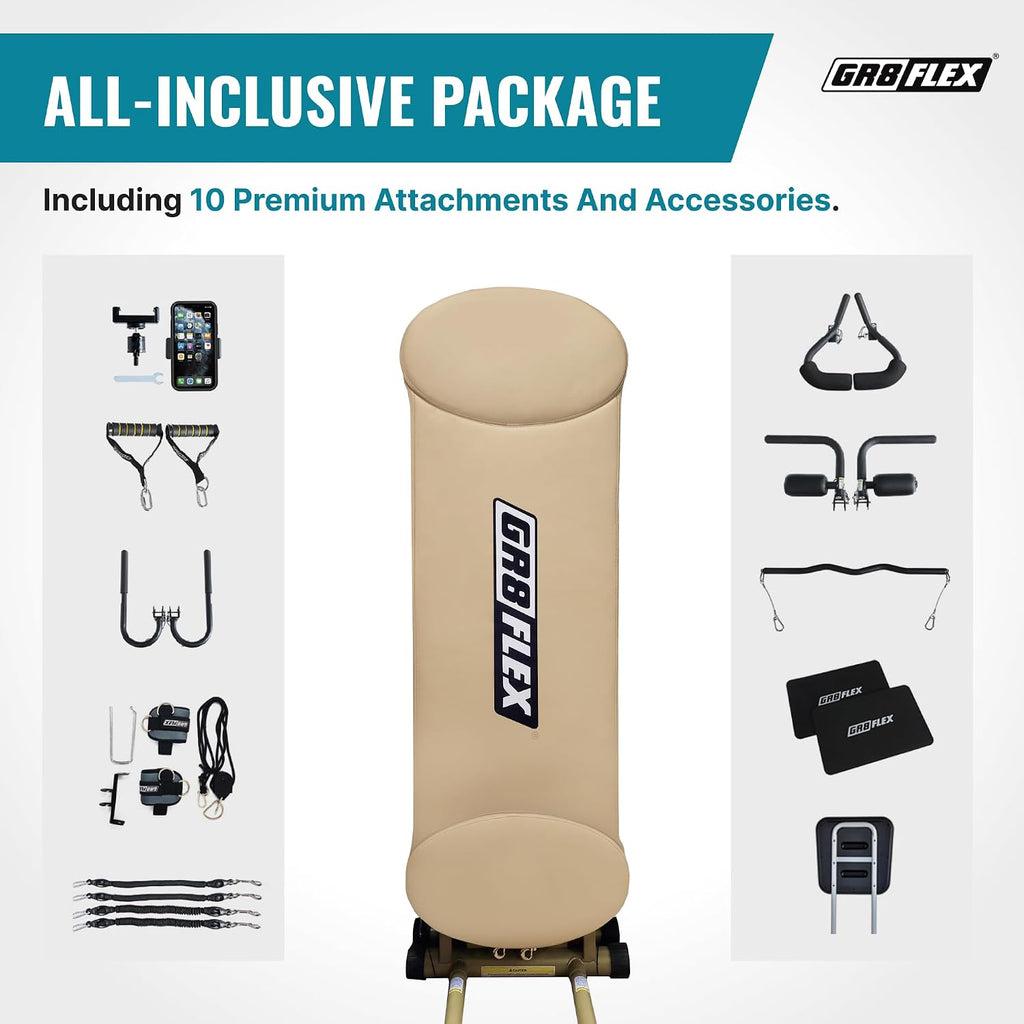 GR8FLEX Performance Gym for Total Over 100 Exercises, Multi-Functional Workout Machine, High Performance Strength Training, Cardio, and Full Body Fitness Equipment for Home Use