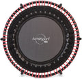 JumpSport 350 PRO 39 Inch Fitness Trampoline Indoor Rebounder Cardio Workout Equipment 300 lb Capacity