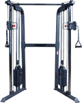 Body-Solid Powerline Cable Crossover Exercise Machine for Home & Commercial Gym, Functional Training Center with Dual Weights Stack for Cable Workout