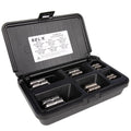E-Z LOK Knife Threaded Inserts for Hard Wood Assortment Kit with Drill and Drive Tool, Stainless Steel Thread Inserts M3-0.5 to M10-1.5, 60 Pieces