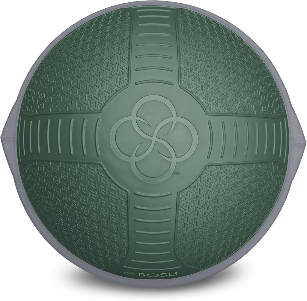BOSU Nexgen Balance Trainer, Half-Ball Training Equipment, 65 cm Diameter, 300 lb Capacity - Burst-Resistant Stability Exercise Tool w/Non-Slip Base, Includes Hand Pump, Commercial-Grade