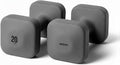 WeGym SafeGrip Square Dumbbells with Anti Slip Handles, Aesthetic Free Weights for Home Workouts, Stable Design Prevents Rolling during Floor Exercises