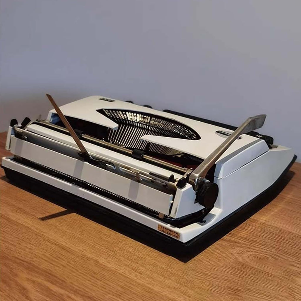 Mechanical English Typewriter, Classic Retro Manual Typewriter Decor, Literary Retro Collection Gift