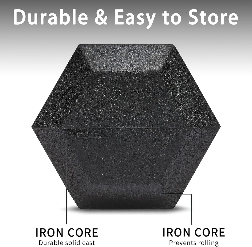 Rubber Hex Dumbbell Set with Rack - Multiple Free Weight for Home Gym, 350/450/550lbs Exercise Equipment for Strength, Multiple Options Dumbbells with Storage for Home Gym Exercise Fitness Equipment