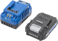 Kreg Blue Ion 2.0 Ah Battery & Charger Starter Kit - Durable Rechargeable Battery & Charger for Workshop & DIY Projects - Impact Resistant & Lightweight - BCB2A20A