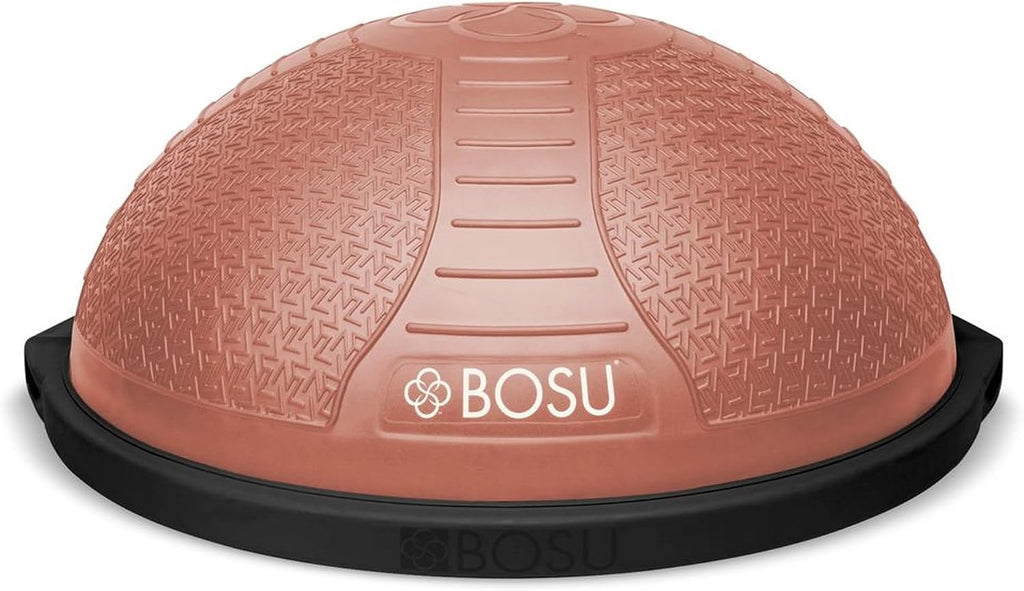 BOSU Nexgen Balance Trainer, Half-Ball Training Equipment, 65 cm Diameter, 300 lb Capacity - Burst-Resistant Stability Exercise Tool w/Non-Slip Base, Includes Hand Pump, Commercial-Grade
