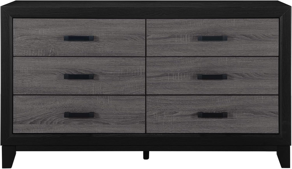 Grey and Black 5PC King Bedroom Set