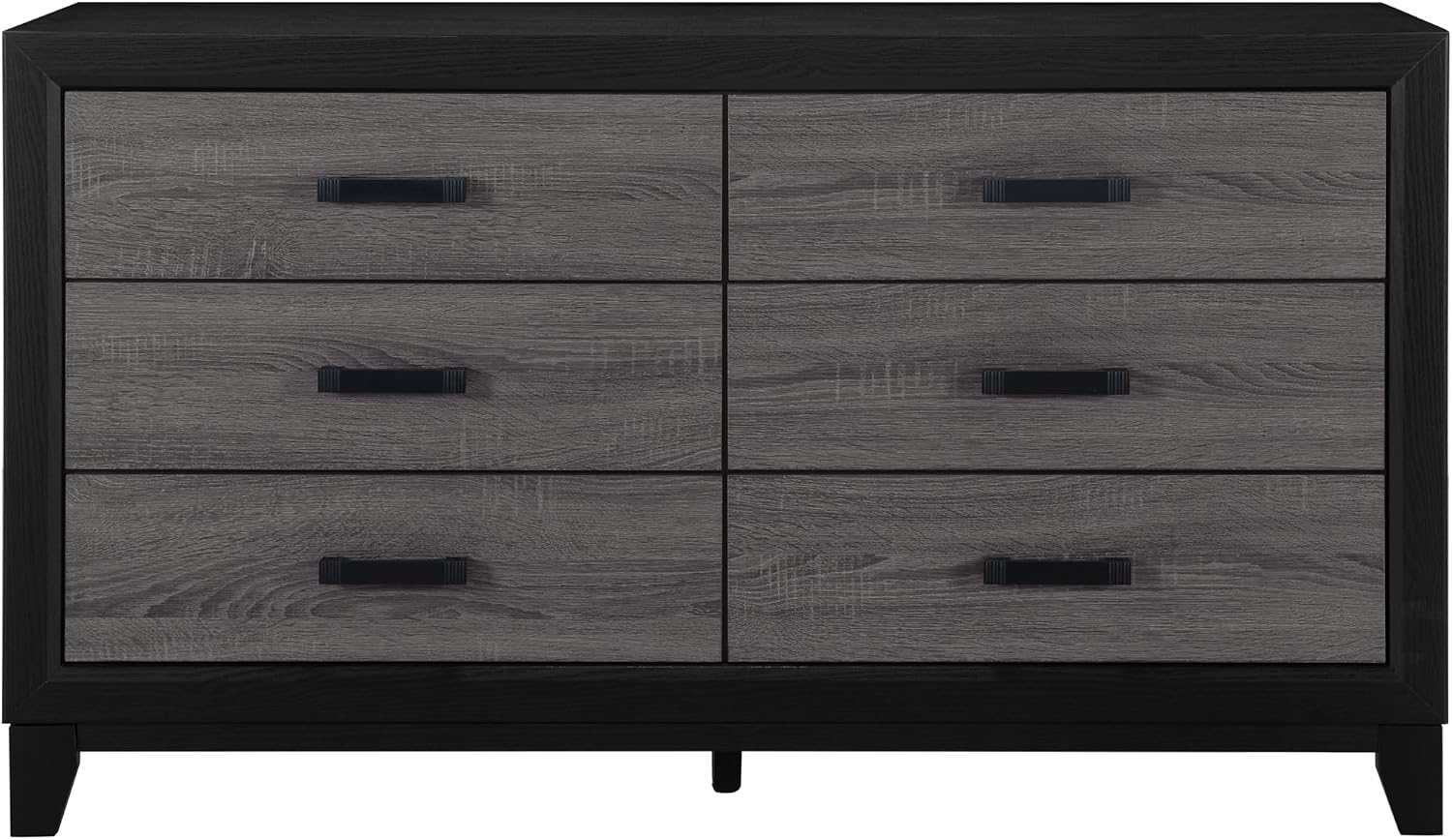 Grey and Black 5PC King Bedroom Set