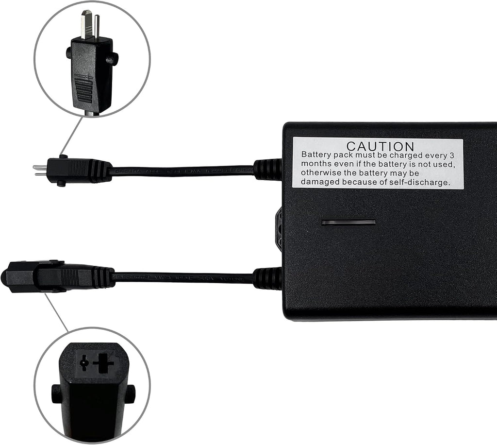 Power Recliner ZBPOWER 6000mAh Wireless Rechargeable Battery Pack Kits with Wall Power Supply and Y Power Cable