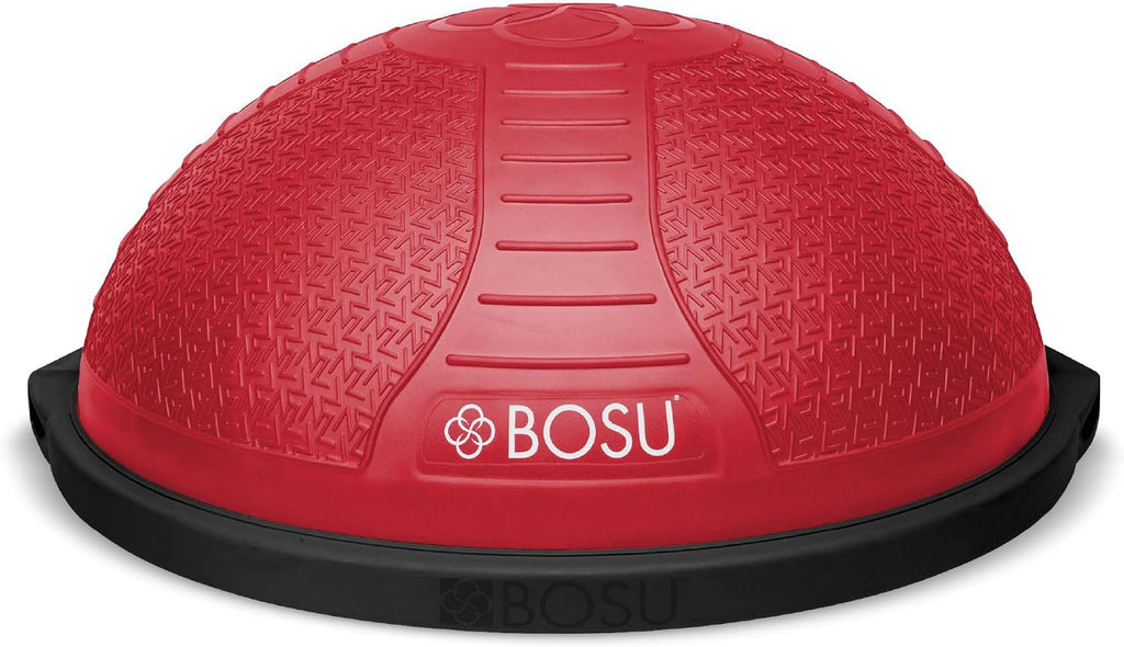 BOSU Nexgen Balance Trainer, Half-Ball Training Equipment, 65 cm Diameter, 300 lb Capacity - Burst-Resistant Stability Exercise Tool w/Non-Slip Base, Includes Hand Pump, Commercial-Grade