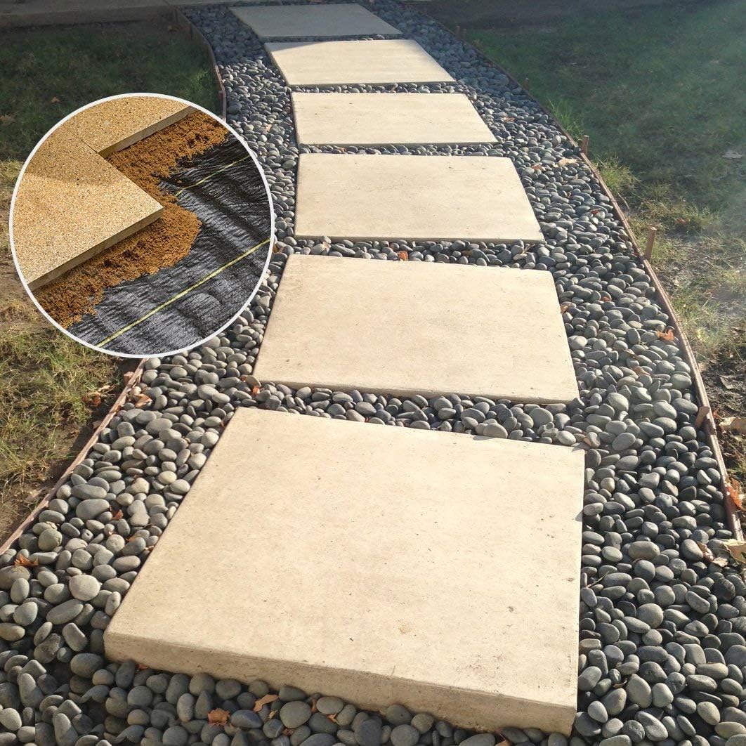 Agfabric Landscape Ground Cover 6x330ft Heavy Duty PP Woven Weed Barrier,Soil Erosion Control and UV stabilized, Plastic Mulch Weed Block