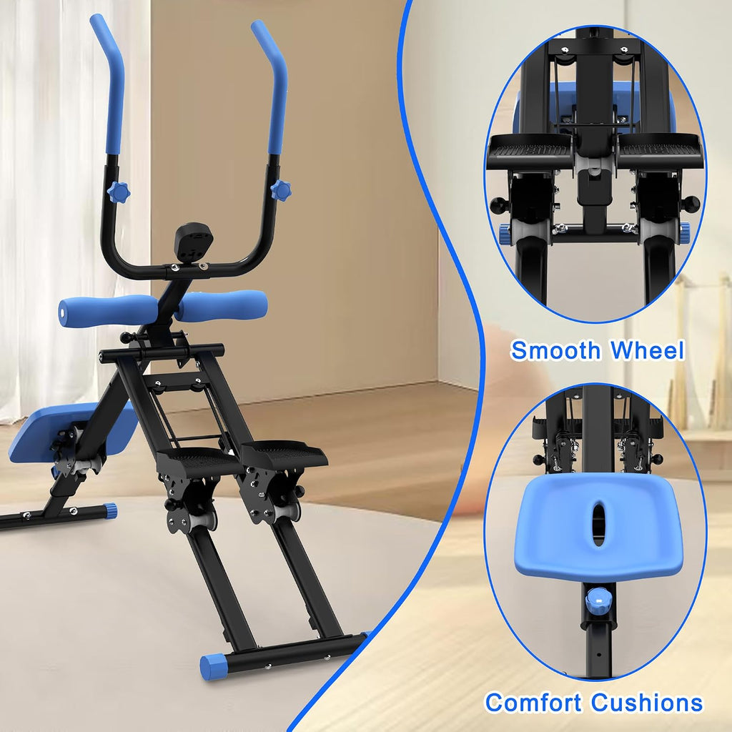 KINMAC 2 in 1 Stair Stepper & Ab Workout Machine - Multi-Function Trainer-Upgrade High-Efficiency Stairmaster & Ab Trainer Machine Full-Body Exercise Equipment for Home Gym Exercise