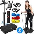 Lunix LX18 Vibration Plate Exercise Machine with Handles & Magnetic Acupoints, Power Platform for Lymphatic Drainage, Full Body Workout Home Fitness Equipment with Phone Holder