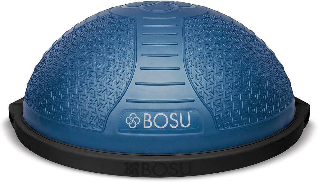 BOSU Nexgen Balance Trainer, Half-Ball Training Equipment, 65 cm Diameter, 300 lb Capacity - Burst-Resistant Stability Exercise Tool w/Non-Slip Base, Includes Hand Pump, Commercial-Grade