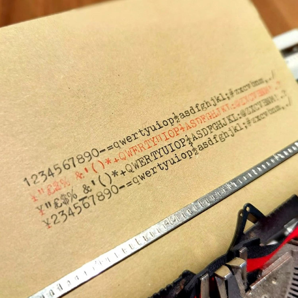 Machinery Typewriter Old Fashioned Manual Typewriter, Portable and Easy to Use Literary Retro Collection Gift, 30 * 30 * 10CM,White