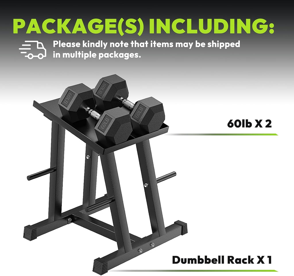 HANDBODE Dumbbell Rack, Adjustable Dumbbell Stand with 1 inch Plate Tree, Weight Rack with 500 LBS Capacity, Dumbbell Stand Holder for Adjustable Dumbbell Set, Compact Space-Saving Design for Home Gym