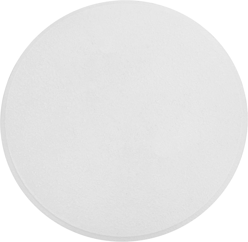 JONATHAN Y Rashida 17.75' Ribbed Polyresin Indoor Outdoor Table, White | Contemporary Curvy Minimalist Silhouette, Stacked Ring Motif, Tripod Pillar Base, Weather Resistant, Frosted Finish