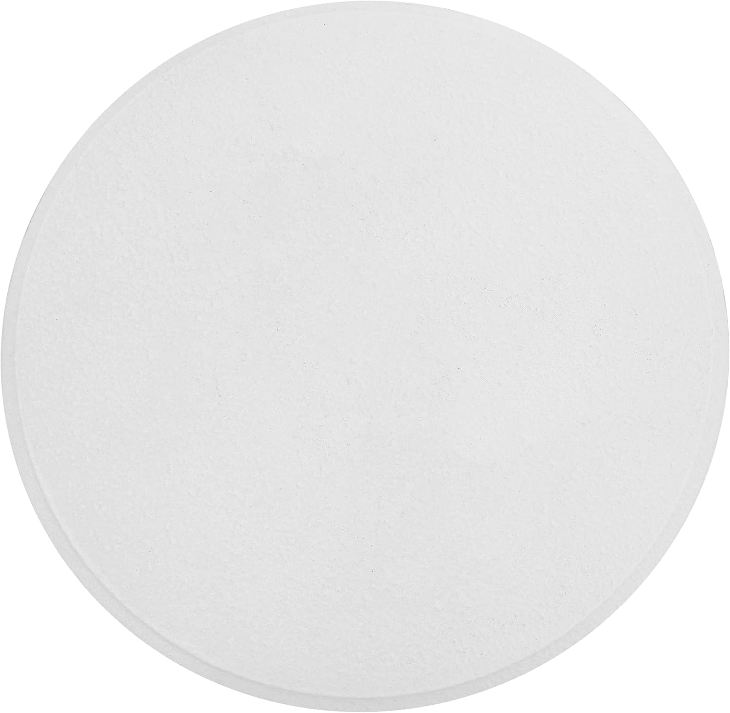 JONATHAN Y Rashida 17.75' Ribbed Polyresin Indoor Outdoor Table, White | Contemporary Curvy Minimalist Silhouette, Stacked Ring Motif, Tripod Pillar Base, Weather Resistant, Frosted Finish