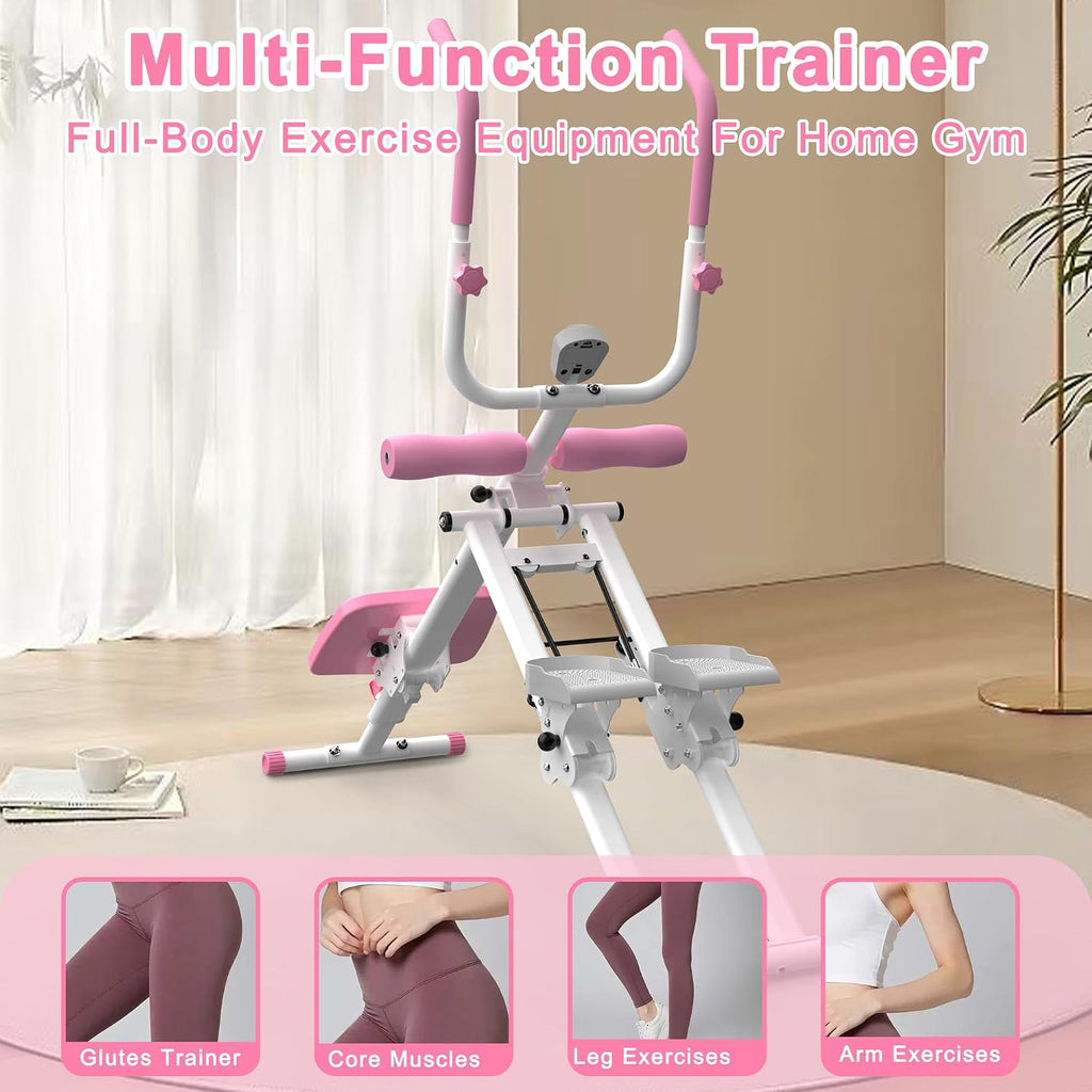 KINMAC 2 in 1 Stair Stepper & Ab Workout Machine - Multi-Function Trainer-Upgrade High-Efficiency Stairmaster & Ab Trainer Machine Full-Body Exercise Equipment for Home Gym Exercise