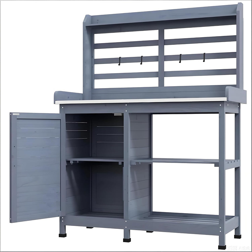 Easy to Clean Wooden Potting Bench