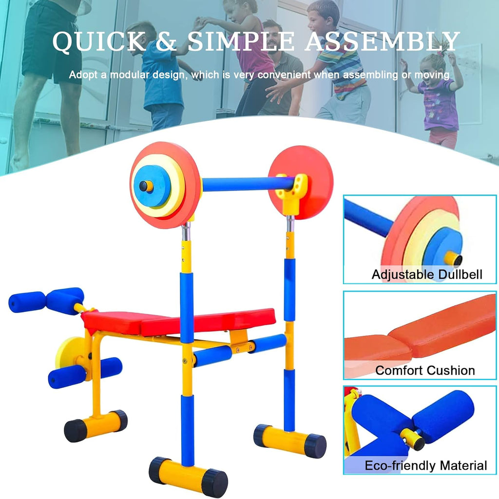 Children's Workout Equipment, Fun And Fitness for Kids, Kids Weight Dumbbell Set, Kids Fitness Exercise Equipment for Beginner Exercise, Boys And Girls