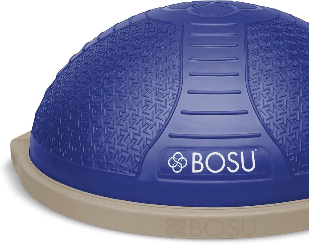 BOSU Nexgen Balance Trainer, Half-Ball Training Equipment, 65 cm Diameter, 300 lb Capacity - Burst-Resistant Stability Exercise Tool w/Non-Slip Base, Includes Hand Pump, Commercial-Grade
