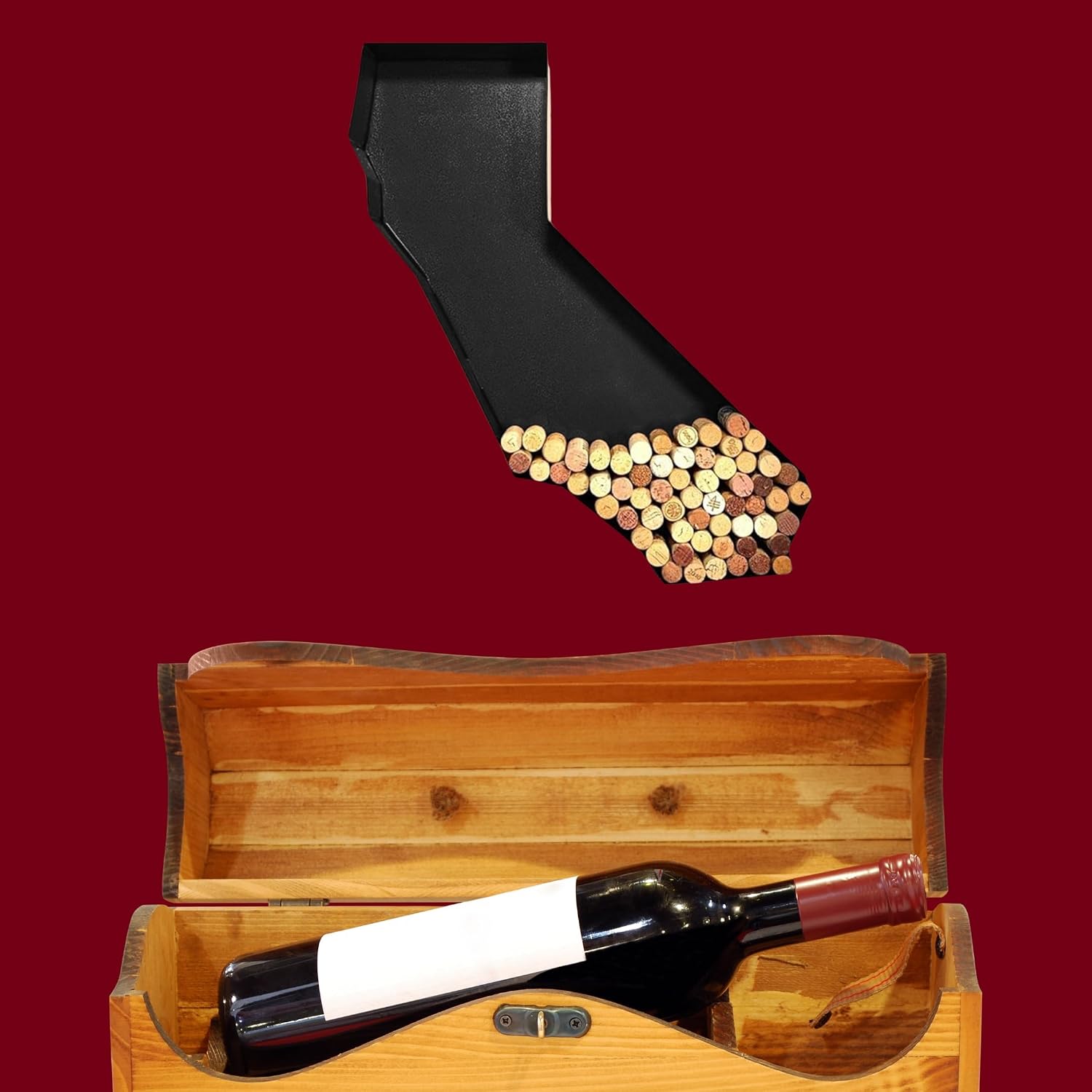 NEONSİGN California State Map Wine Cork Holder Metal Arkansas Decor Sign Wine Bar Pub Home Decoration (Black, 18 inc)