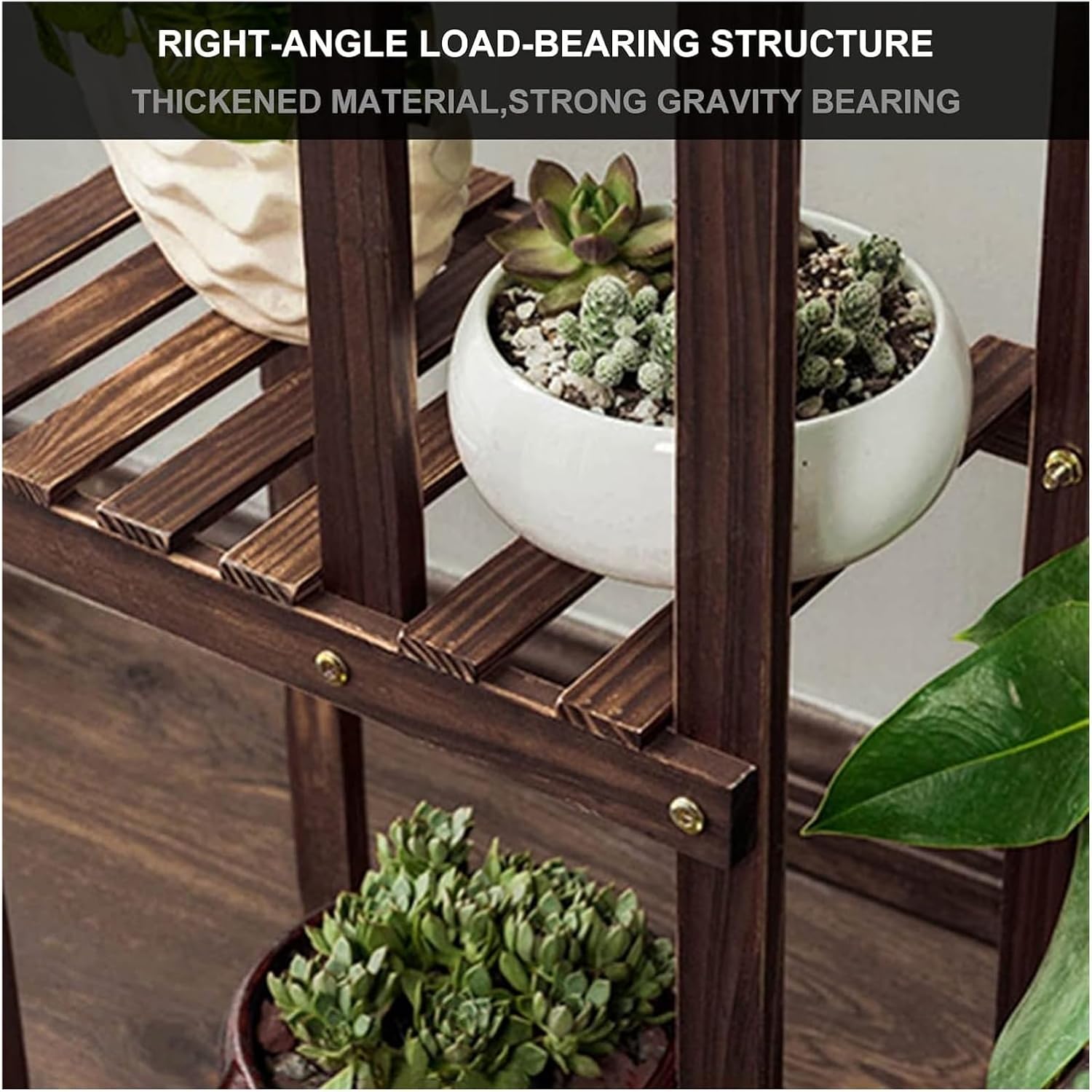 Potting Bench Table,Garden Potting Table, Plant Shelves Outdoor Wooden Garden Shelf with Universal Wheel for Patio Storage and Organizing Garden Items and Plant Accessories