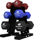 Dumbbells Storage Rack Neoprene Dumbbells Weight Rack - 2.0MM Thickness Weight Organizer Stand for Home Gym - Easy Assembly