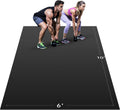 Extra Large Exercise Mat, 10' x 6'/ 8' x 6'/ 7' x 5'/ 6' x 4'- 7MM Thick Workout Mat for Home Gym, High-Density Gym Mat for Home Gym Floor, Non Slip Large Yoga Mat