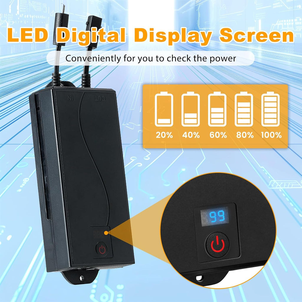 Battery Pack for Reclining Furniture, Rechargeable Wireless Recliner Battery Pack Charger for Electric Recliner, Sofas, Lift Chairs, Couch, only fit for 2-Pin Connection Reclining Furniture 2500mAh