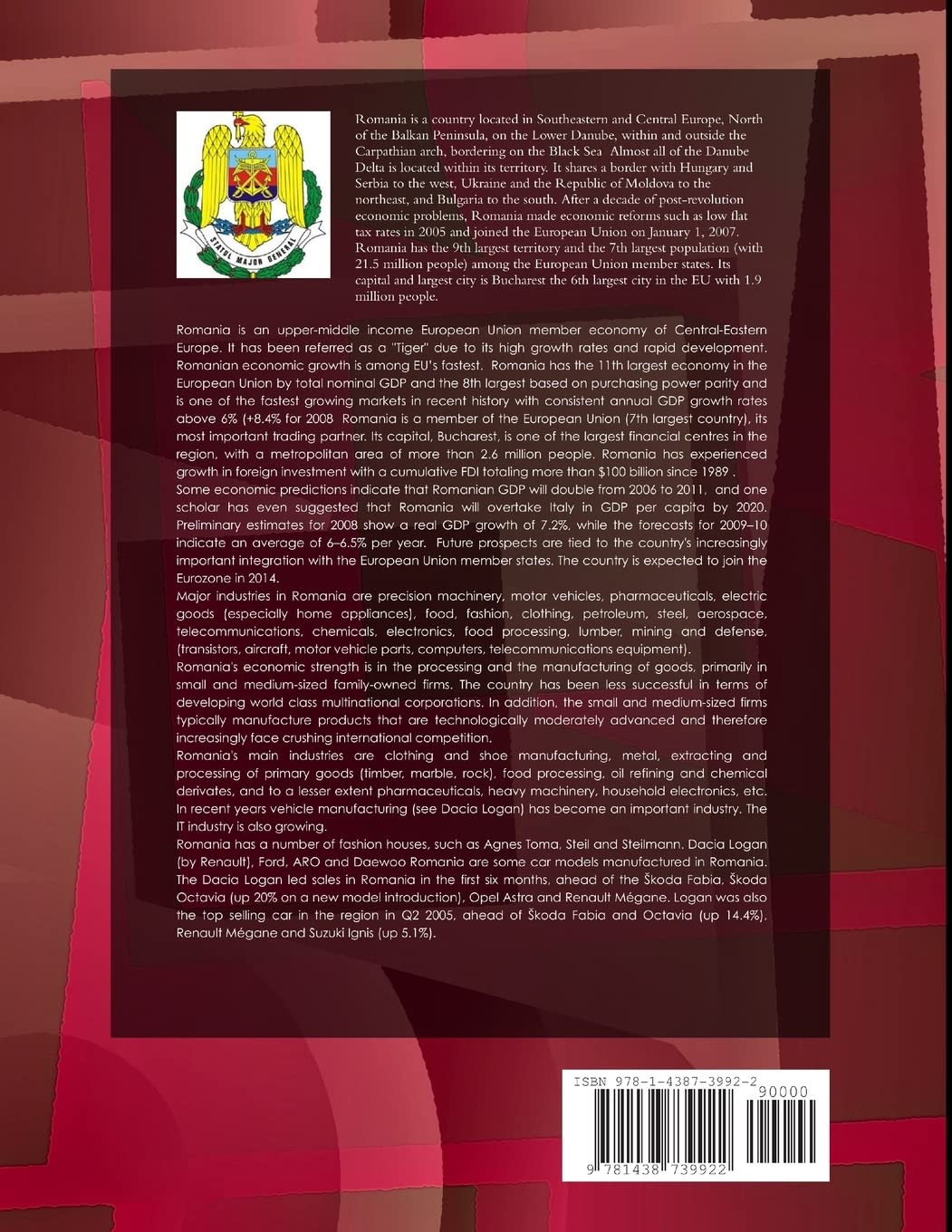 Romania Army, National Security and Defense Policy Handbook Volume 1 Strategic Information and Developments