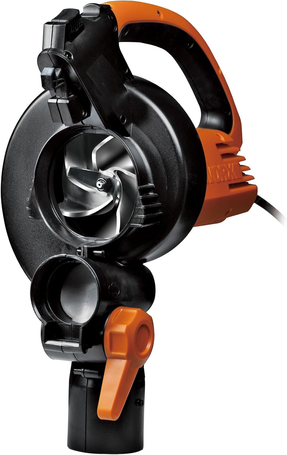 WORX Trivac 3 in 1 Electric Leaf Blower for Lawn Care, Leaf Vacuum with 350 CFM & 210 MPH, Leaf Mulcher with Metal Impeller, WG505
