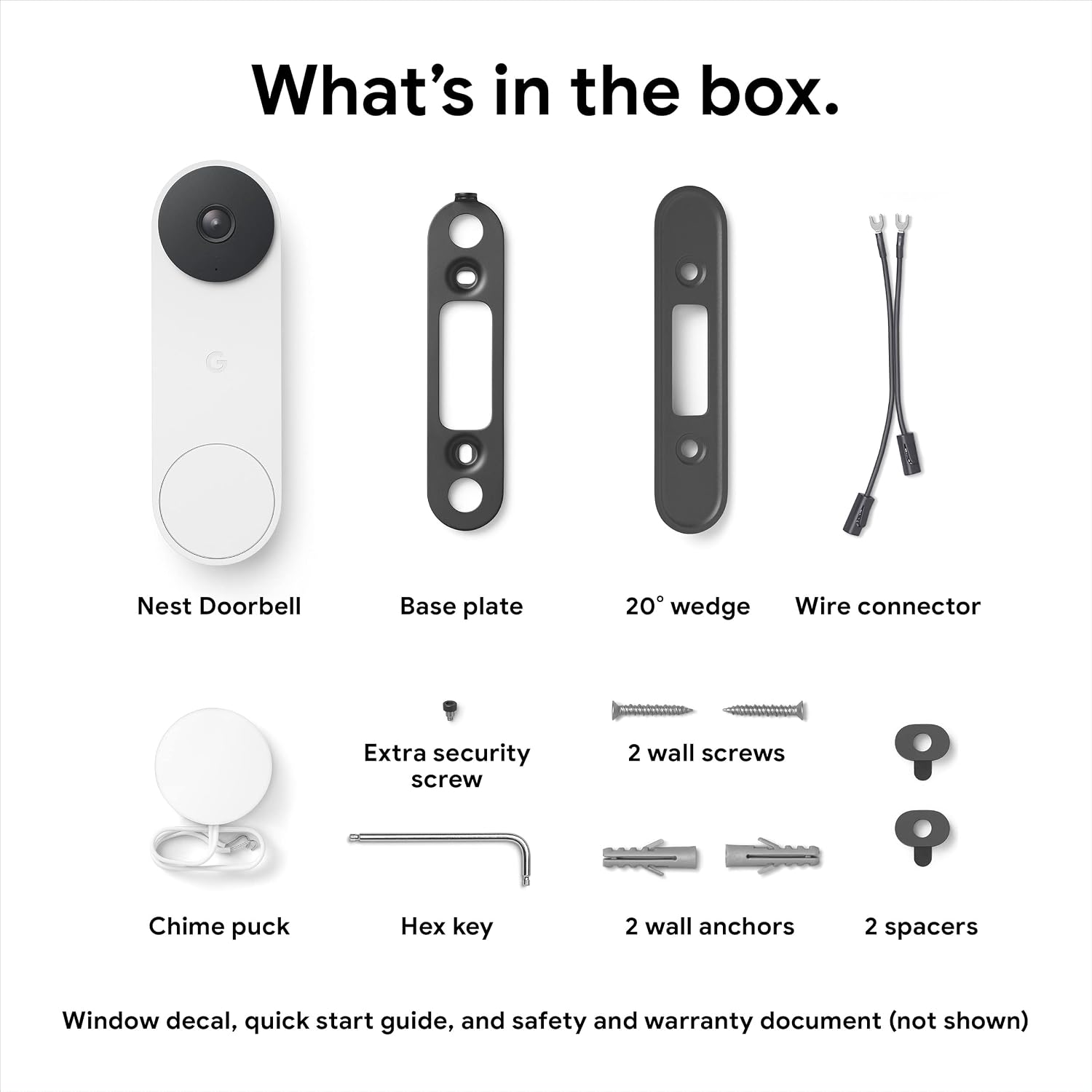 Google Nest Doorbell - (Wired, 2nd Gen) - Wired Video Doorbell Camera - Doorbell Security Camera - Linen