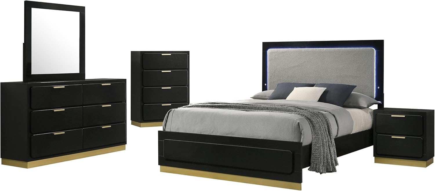 Black 5 King Bedroom Set