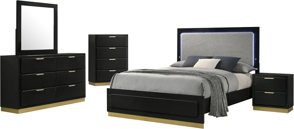 Black 5 King Bedroom Set