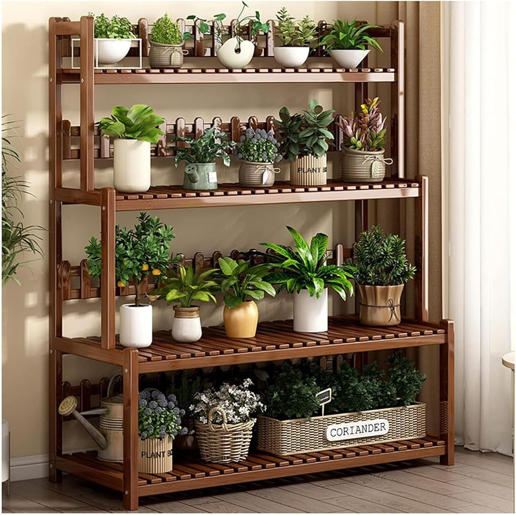 Potting Bench Table,Garden Potting Table, Plant Stand Tall Plant Stand for Indoor Plants Multi-Tier Planter Pot Holder Flower Stand Outdoor Corner Plant Shelf Flower Stands for Living Room Balcony and