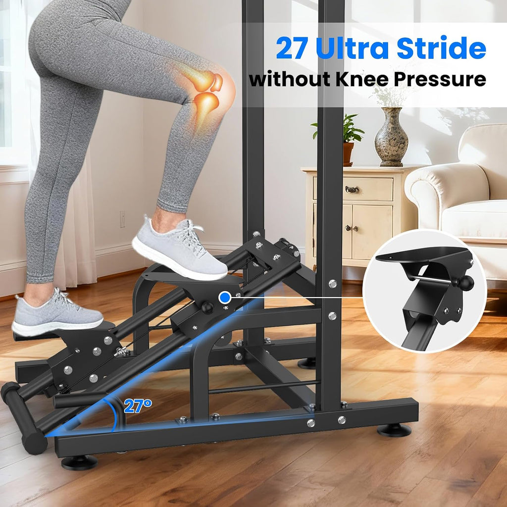 RELIFE REBUILD YOUR LIFE Power Tower Pull Up Bar Station Workout Dip Station for Home Gym Strength Training Fitness Equipment
